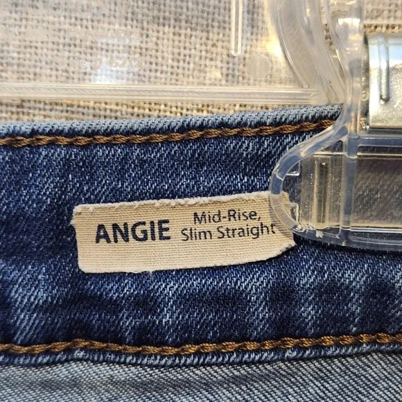 Mavi Angie Mid-Rise Denim Jeans Women's 30/28 Blue‎ Medium Wash Slim Straight - Picture 4 of 9